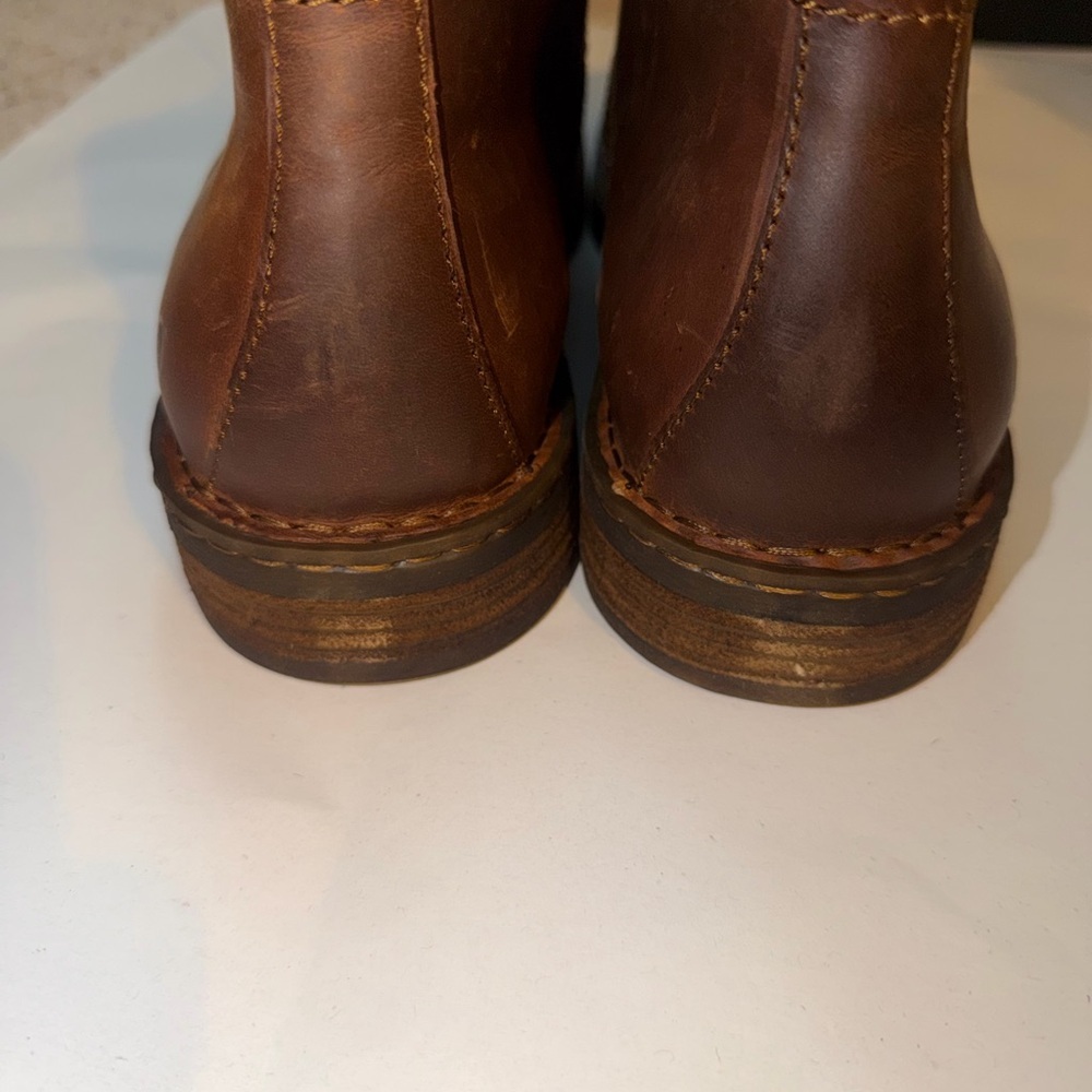 Born ~ Men's Harrison Brown Distressed Leather Chukka Boots - Lace-Up Ankle - Picture 11 of 14